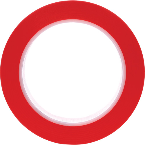 Ruban en vinyle 471, 25,4 mm (1") la x 32,9 m (108') lo, 5,2 mils, Rouge - 3M 471-1X36-RED