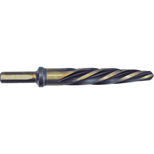 Jet-Kut&reg; Black & Gold Premium Car Reamer, 3/4", Spiral Flute, High Speed Steel, 3-Flat Shank - JET 579333
