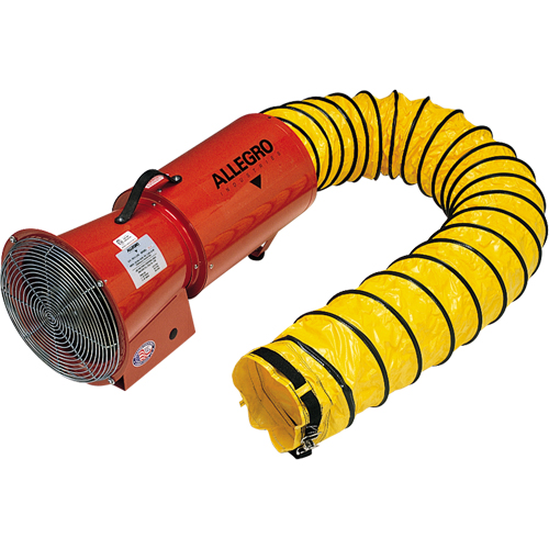 Ventilateurs &agrave; d&eacute;flecteurs en acier CA de 8" ALLEGRO INDUSTRIES, 1/3 CV, 1275 pi³/min - Walter Technologies Pour Surface 9514-25