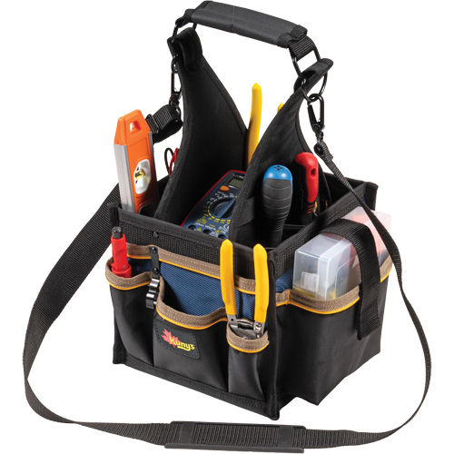 Tool Pouches, Canvas, 25 Pockets, Black - Kuny's EL-748