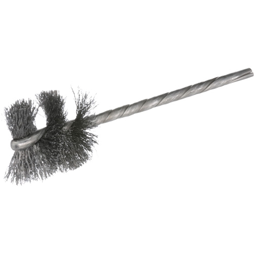 Ensemble de brosses internes &agrave; fils m&eacute;talliques ondul&eacute;s HeliTuf, 7/8" dia. x 1" l, 3-1/2" longueur hors tout - Osborn 0003606200