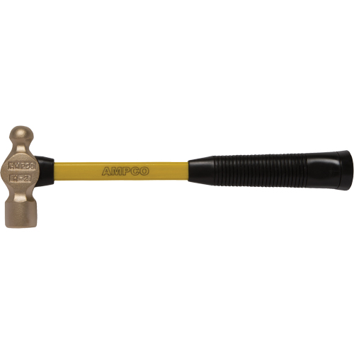 Ball Pein Hammer, 2.75 lbs. Head Weight, 14" L - Ampco H-6FG