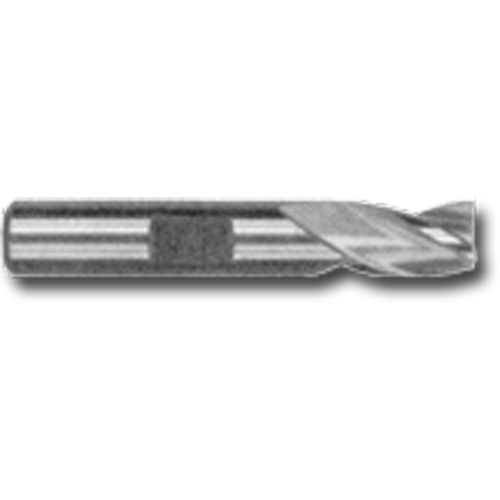 Weldon Shank End Mill, 1" Dia., 3 Flutes, High Speed Steel - Clarkson Osborn EM56564