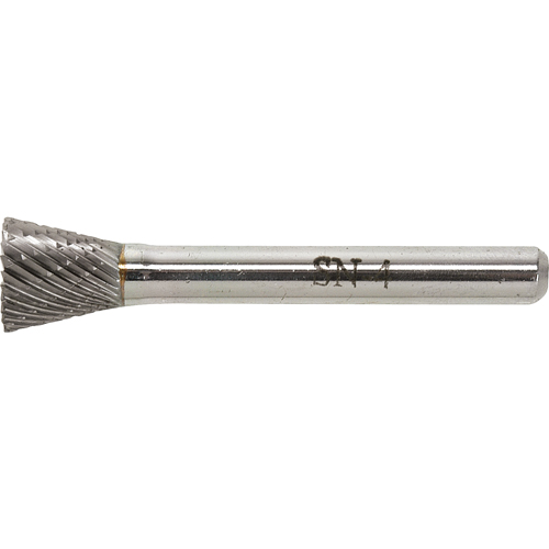 Fraise au carbure dur, SN-4, 1/2" dia., 1/4" Tige, 1/2" Prof. de la coupe - Clarkson Osborn SC90120