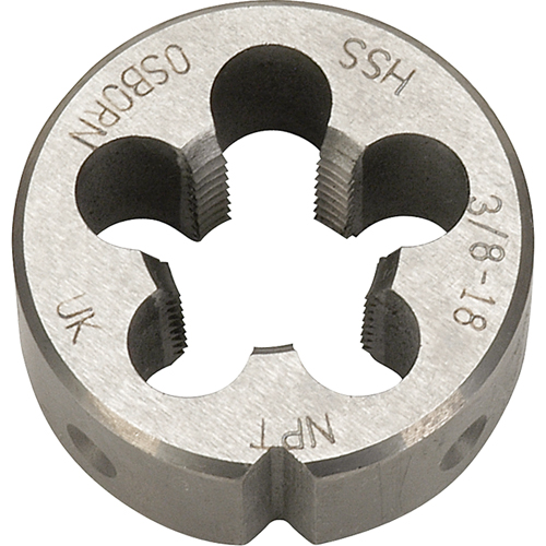 Pipe Die, 1/2"-14 Thread, High Speed Steel - Clarkson Osborn TA27332