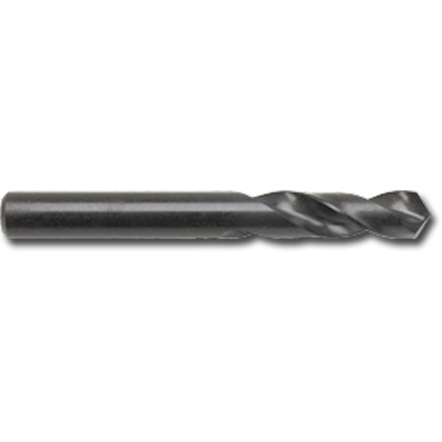 Hyper Stub Length Drill Bit, 1/4", High Speed Steel, 1-7/32" Flute, 118° Point - Clarkson Osborn ZD12016