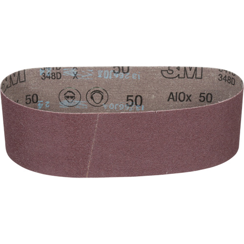 Cloth Belt 241D, 3" W X 24" L, Aluminum Oxide, 50 Grit - 3M AB66617