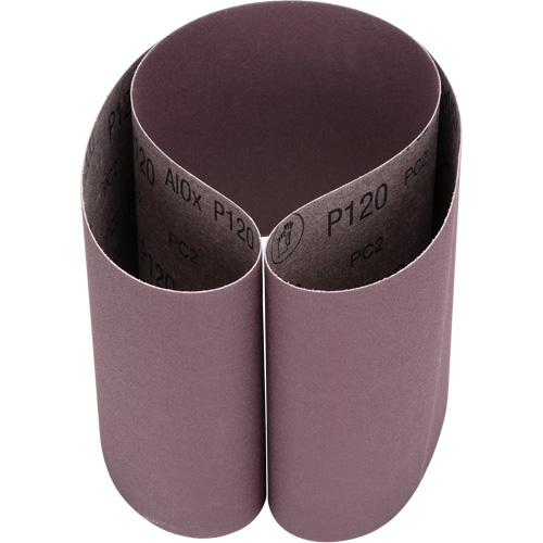 Cloth Belt 241D, 6" W x 48" L, Aluminum Oxide, P120 Grit - 3M AB66636