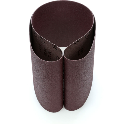 Courroie en textile 241D, 6" la x 48" lo, Oxyde d'aluminium, Grain 60 - 3M AB66631