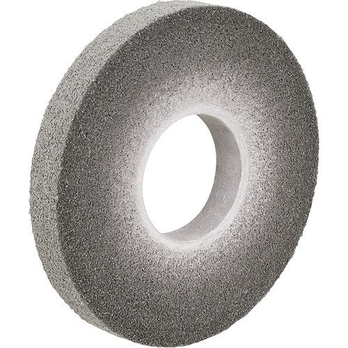 Meule d'&eacute;barbage EXL Scotch-Brite, 8" x 1/2", Arbre de 3" - 3M SB14629
