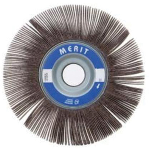 Meule &agrave; lamelles haute performance, Oxyde d'aluminium, Grain 40, 4" x 1-1/2" x 5/8" - Merit 08834122042