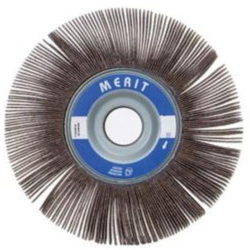 Meule &agrave; lamelles haute performance, Oxyde d'aluminium, Grain 40, 4" x 2" x 5/8" - Merit 08834122053
