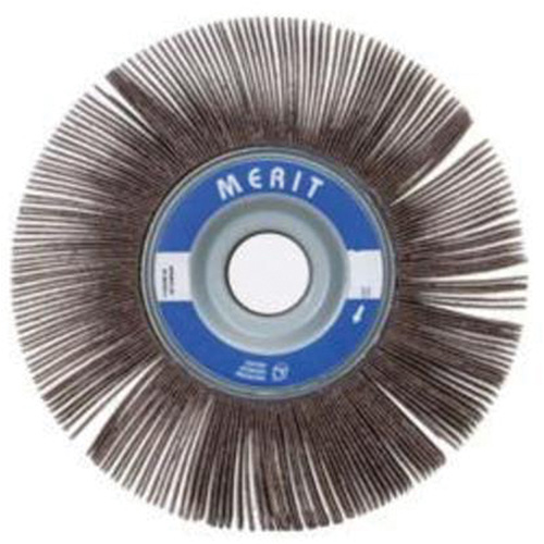 High Performance Flap Wheel, Aluminum Oxide, 240 Grit, 4" x 2" x 5/8" - Merit 08834122060