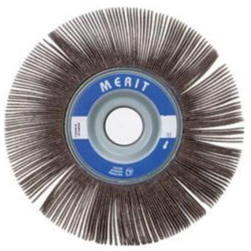 High Performance Flap Wheel, Aluminum Oxide, 120 Grit, 12" x 2" x 1-3/4" - Merit 08834122269