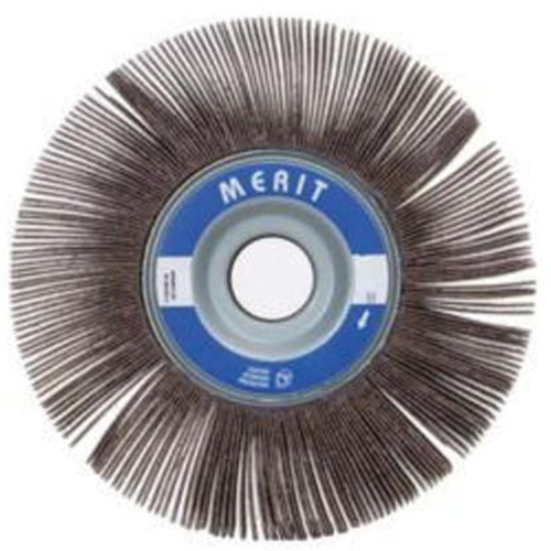 High Performance Flap Wheel, Aluminum Oxide, 40 Grit, 6" x 2" x 1" - Merit 08834123031
