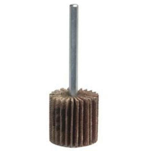 Grind-O-Flex Mini Flap Wheel, Aluminum Oxide, 60 Grit, 1" x 1" x 1/4" - Merit 08834130760