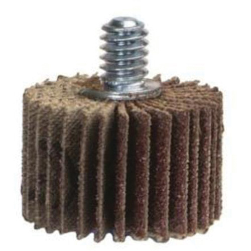 Mini-meule &agrave; lamelles &agrave; changement rapide Grind-O-Flex, C&eacute;ramique d'alumine, Grain 60, 2" x 3/4" x 1/4"-20 - Merit 08834133008
