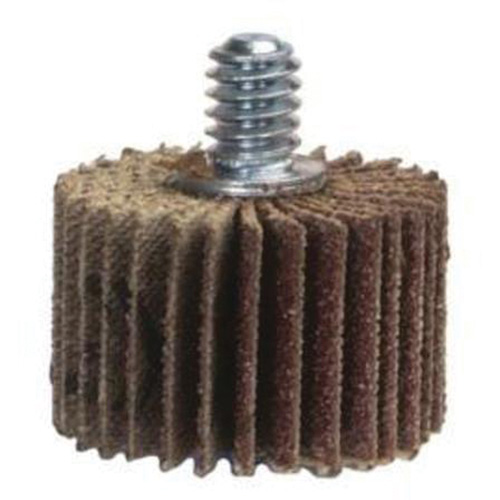 Mini-meule &agrave; lamelles &agrave; changement rapide Grind-O-Flex, Oxyde d'aluminium, Grain 240, 2-1/2" x 1/4" x 1/4"-20 - Merit 08834134005