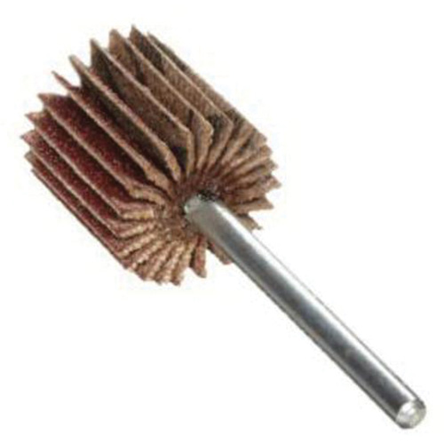 Grind-O-Flex Micro-Mini Flap Wheel, Aluminum Oxide, 240 Grit, 5/8" x 5/8" x 1/8" - Merit 08834137484