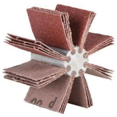 Plain Flap B-810 Bore Polisher, Aluminum Oxide, 180 Grit, 2-3/4" x 1-1/2" - Norton 08834154139