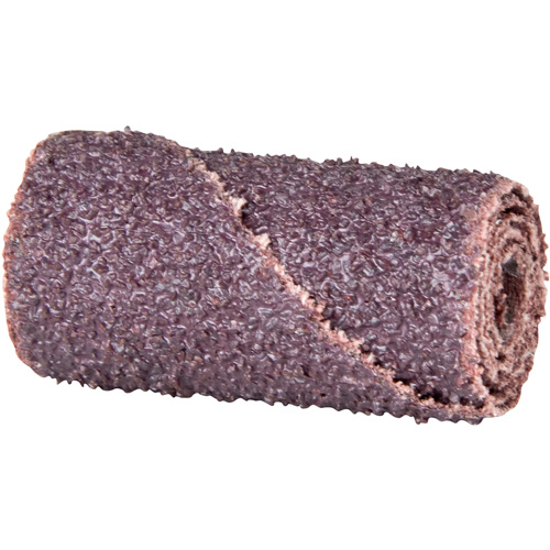 Rouleau de papier abrasif ALO, 80 Grain, 3/4" dia., Oxyde d'aluminium, 2" lo, 1/4" Dimension de l'arbre - Merit 08834181297