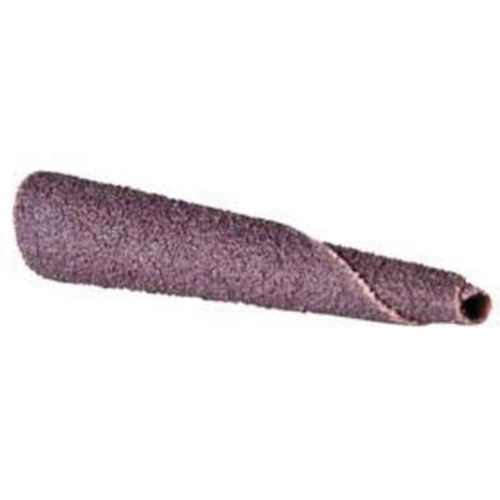 ALO Spiral Cartridge Roll, 100 Grit, 5/16" Dia., Aluminum Oxide, 1-1/2" L, 1/4" Arbor - Merit 08834182043