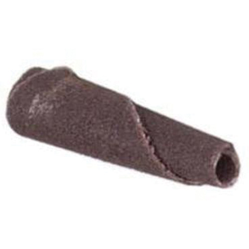 ALO Spiral Cartridge Roll, 100 Grit, 3/16" Dia., Aluminum Oxide, 1" L, 1/8" Arbor - Merit 08834182197