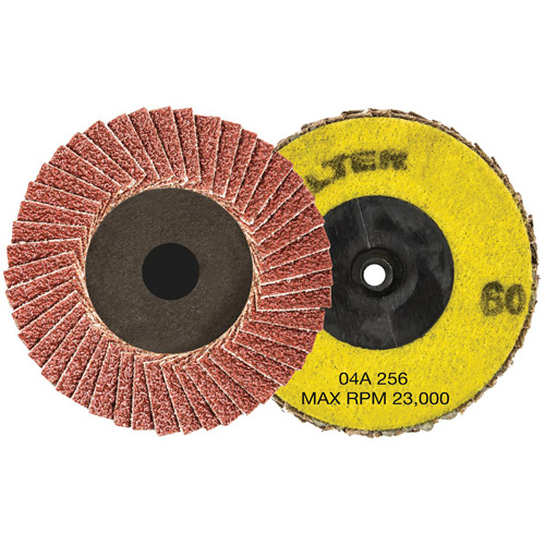Disque &agrave; lamelles TWIST, 2-1/2" x Type 27, Grain 60, Oxyde d'aluminium - Walter Technologies Pour Surface 04A256