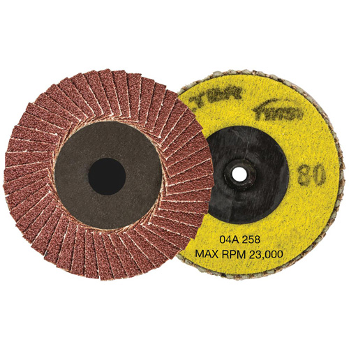 TWIST Flap Disc, 2-1/2" x Type 27, 80 Grit, Aluminum Oxide - Walter Surface Technologies 04A258