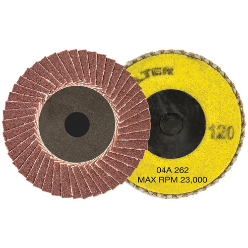 TWIST Flap Disc, 2-1/2" x Type 27, 120 Grit, Aluminum Oxide - Walter Surface Technologies 04A262