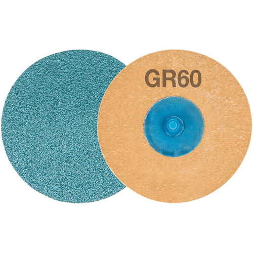 TWIST TOPCUT Sanding Disc, 3" Dia., 60 Grit, Zirconium - Walter Surface Technologies 04D306
