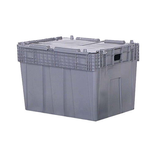Contenants de distribution Flipak en plastique poly&eacute;thyl&egrave;ne (PE), 30" x 22" x 20,5", Gris - Orbis 5381129
