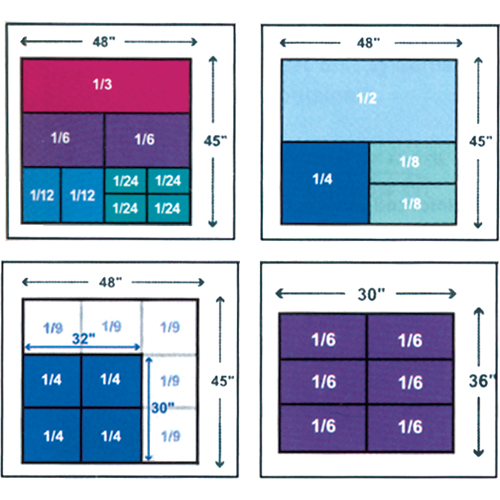 StakPak Plus 4845 System Containers, 15" W x 24" D x 5" H, Royal Blue - Orbis 6701478