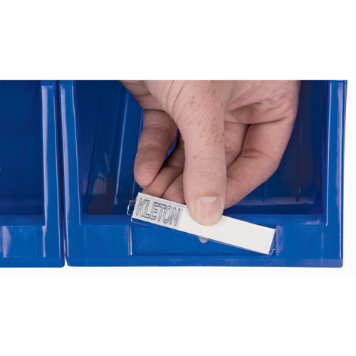 Bac empilable & &agrave; suspendre, 4-13/16" la, 3-3/16" h x 7-1/8" p, Bleu - KLETON 