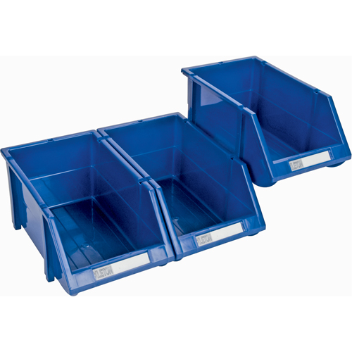 Bac empilable & &agrave; suspendre, 4-13/16" la, 3-3/16" h x 7-1/8" p, Bleu - KLETON 