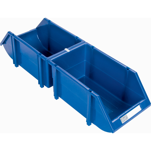 Bac empilable & &agrave; suspendre, 4-13/16" la, 3-3/16" h x 7-1/8" p, Bleu - KLETON 
