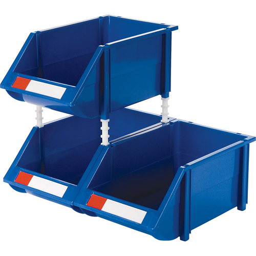 Stack & Hang Bin, 8-3/16" W x 6-3/16" H x 14" D, Blue - KLETON 