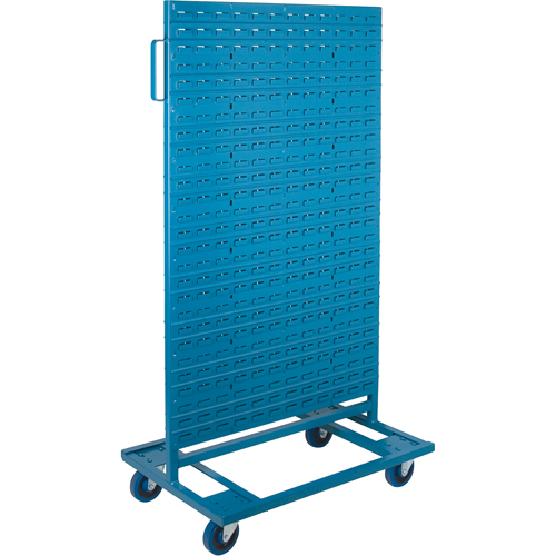 Mobile Bin Racks - Double Sided, 0 Bins, 36" W x 24" D x 67-1/2" H - KLETON 