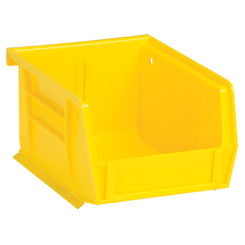 Ultra Stack & Hang Bin, 4-1/8" W x 3" H x 5-3/8" D, Yellow - Quantum Storage System QUS210YL