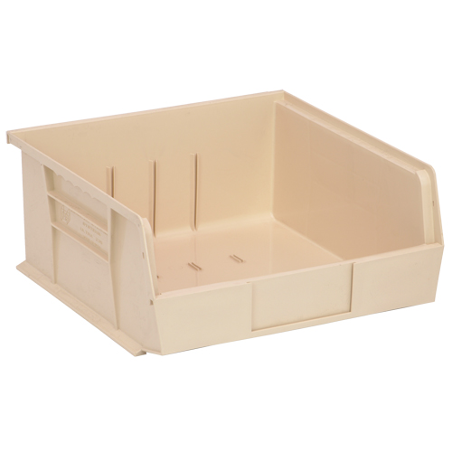 Bacs ultra empilable & suspendable, 11" la, 5" h x 10-7/8" p, Ivoire - Quantum Storage System QUS235IV