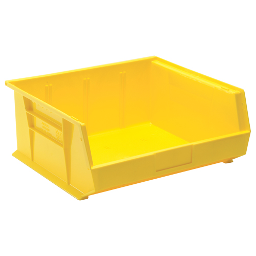 Ultra Stack & Hang Bin, 16-1/2" W x 7" H x 14-3/4" D, Yellow - Quantum Storage System QUS250YL