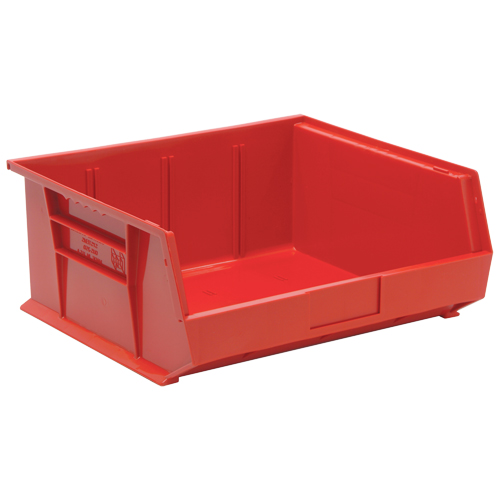 Ultra Stack & Hang Bin, 16-1/2" W x 7" H x 14-3/4" D, Red - Quantum Storage System QUS250RD