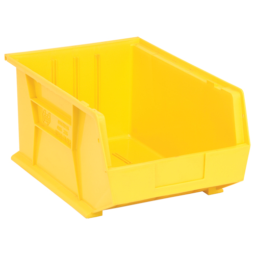 Bacs ultra empilable & suspendable, 11" la, 8" h x 16" p, Jaune - Quantum Storage System QUS255YL