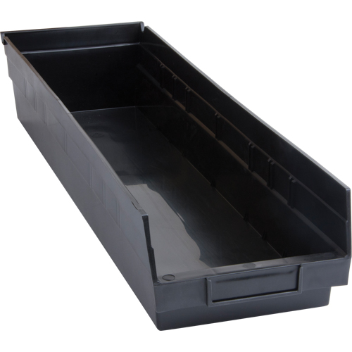 Bacs &agrave; pi&egrave;ces en plastique recycl&eacute;, 6-5/8" la x 23-5/8" p x 4" h, Capacit&eacute; de 50 lb - Quantum Storage System QSB106BR
