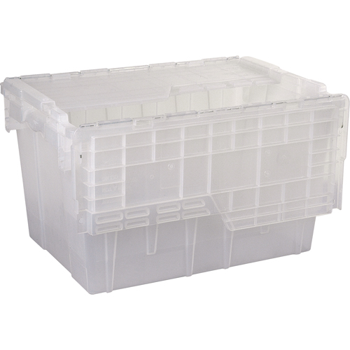 Flipak&reg; Polypropylene Plastic (PP) Distribution Containers, 21.8" x 15.2" x 12.9", Clear - Orbis 6706789