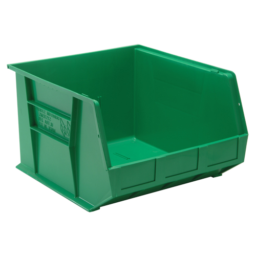 Ultra Stack & Hang Bin, 16-1/2" W x 11" H x 18" D, Green - Quantum Storage System QUS270GN