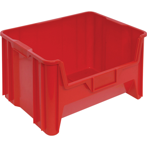 Contenants &agrave; empiler g&eacute;ants, 19,875" la x 15,25" p x 12,4375" h, Rouge - Quantum Storage System QGH700RD
