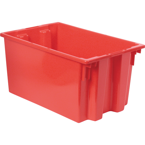 Contenants Stack & Nest, 12" x 23,5" x 15,5", Rouge - Quantum Storage System SNT240RD