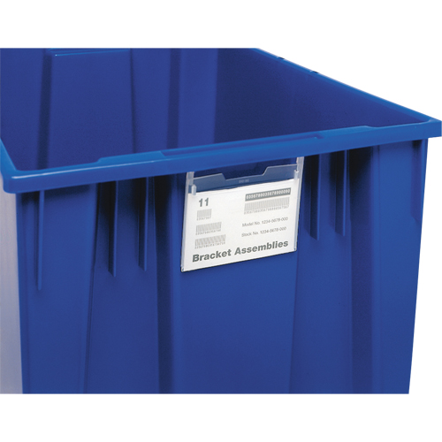 Label Holder for Stack & Nest Tote - Quantum Storage System SNH010