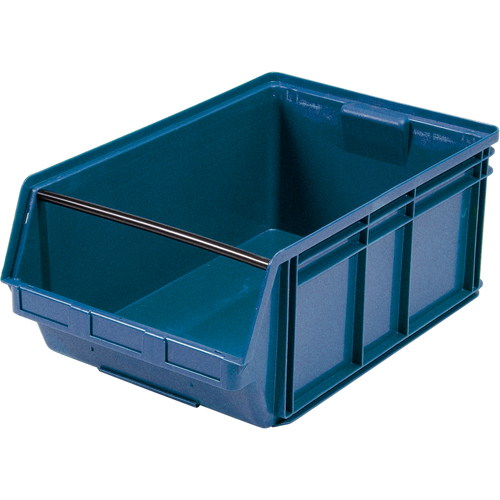 Contenants g&eacute;ants empilables, 18,375" la x 29" p x 11,875" h, Bleu - Quantum Storage System QMS743BL